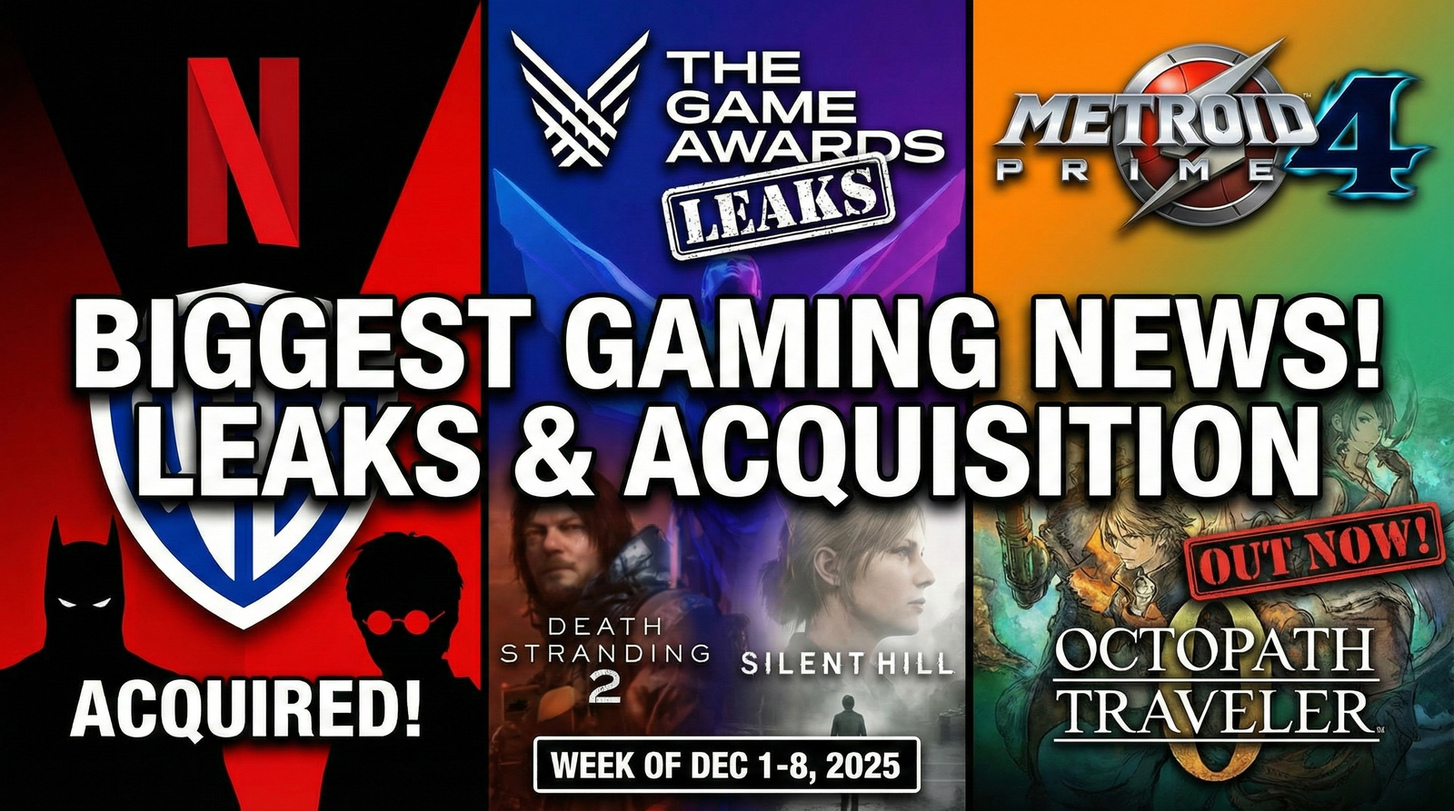 The Biggest Gaming News of the Week: Netflix Buys Warner Bros, Game Awards Leaks, New Game Reveals & More
