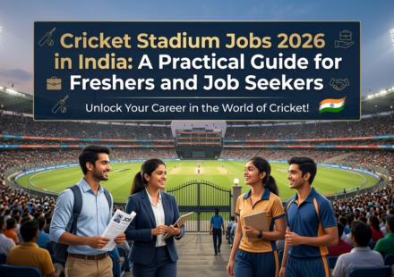 Cricket Stadium Jobs 2026 in India: A Practical Guide for Freshers and Job Seekers